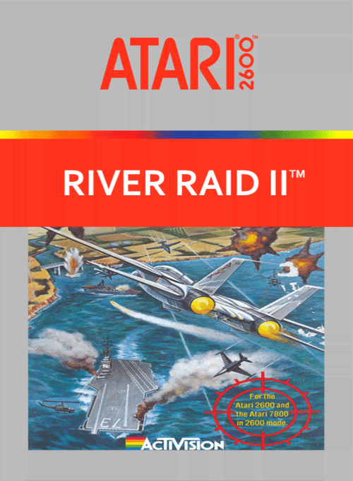 River Raid II box art for Atari 2600